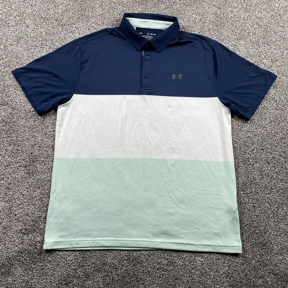 Under Armour Other - Under Armour Shirt Size XL The Playoff Polo Golf Color Block Mens UA‎